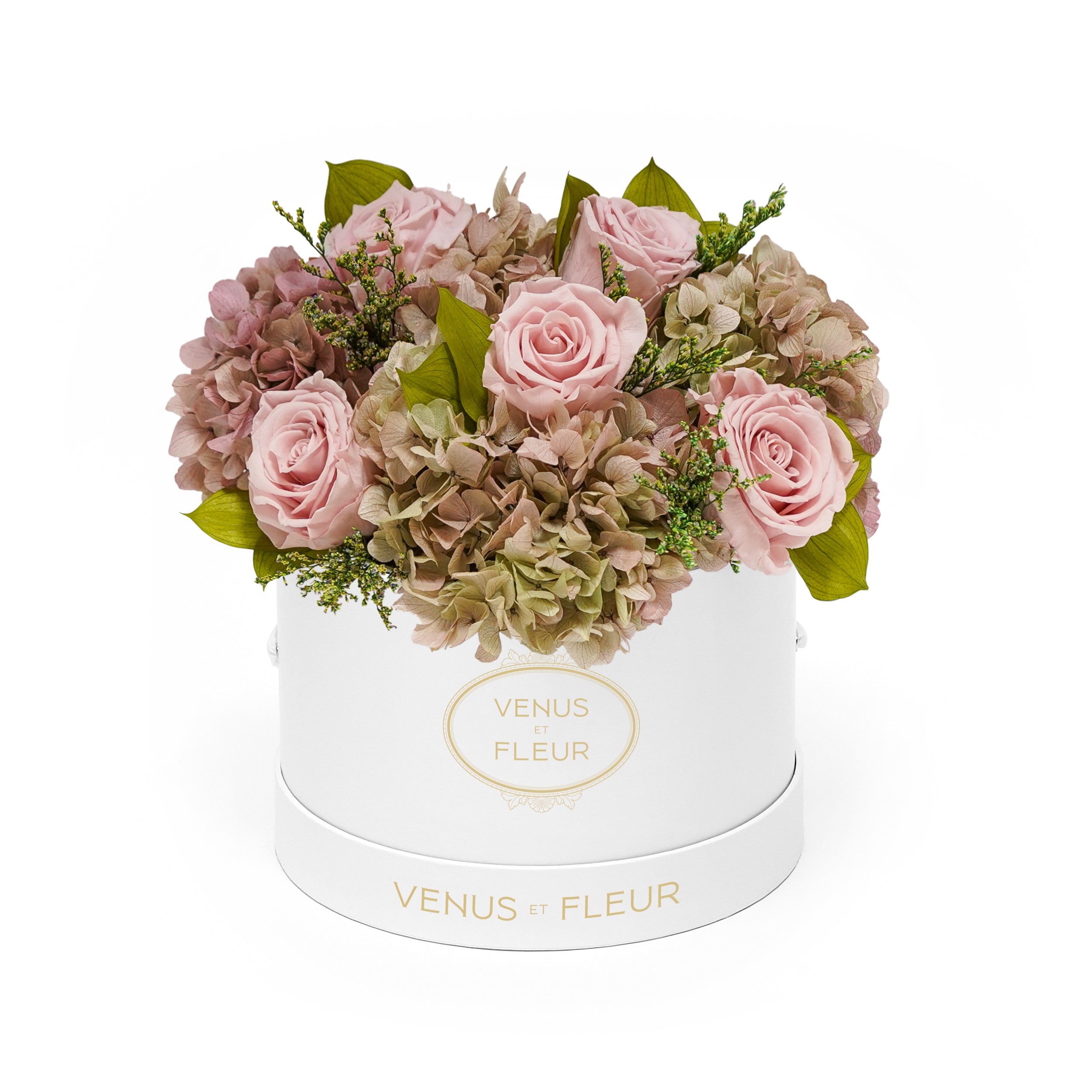 Small Round Roses & Hydrangeas - Venusetflleur