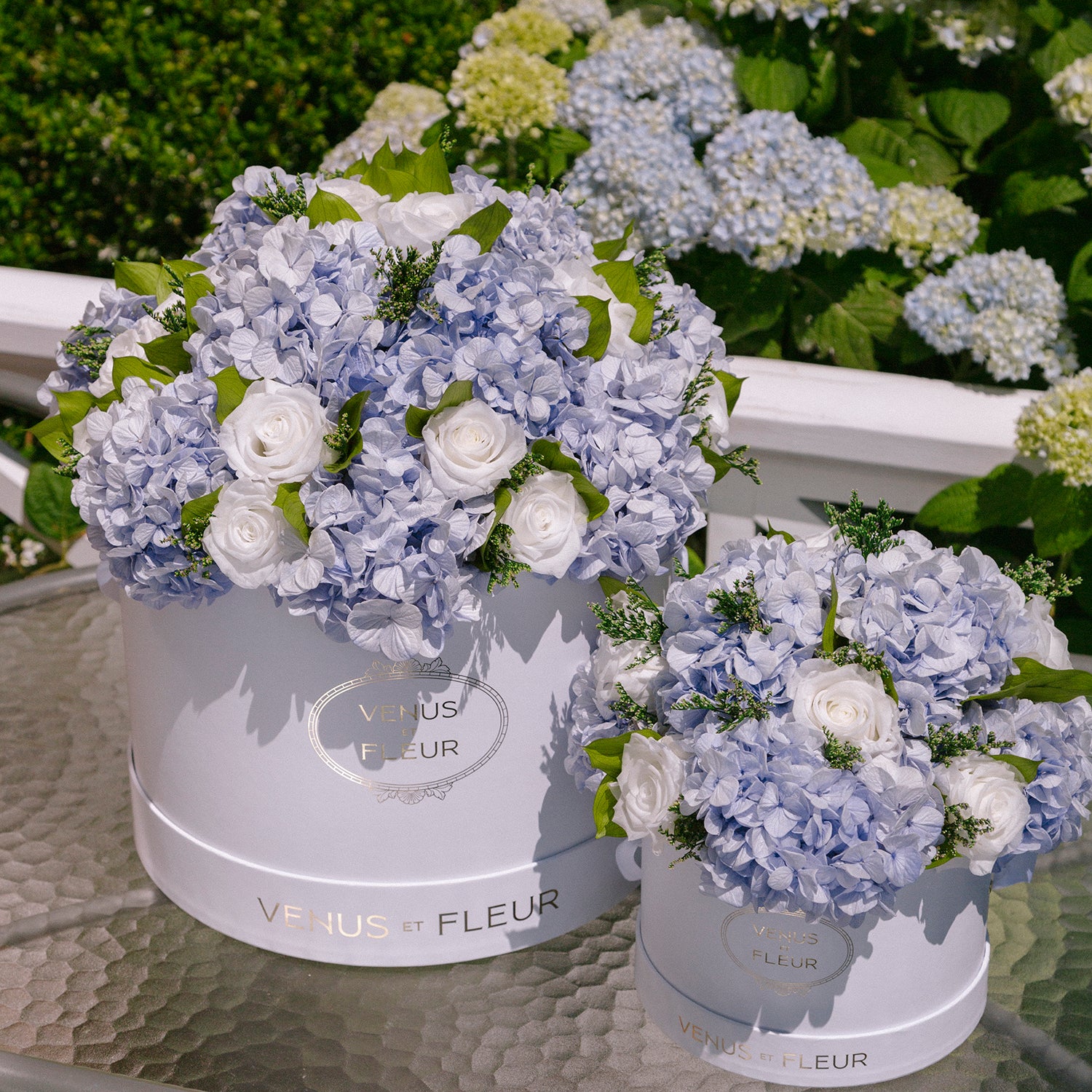 Large Round Roses & Hydrangeas - Venusetflleur