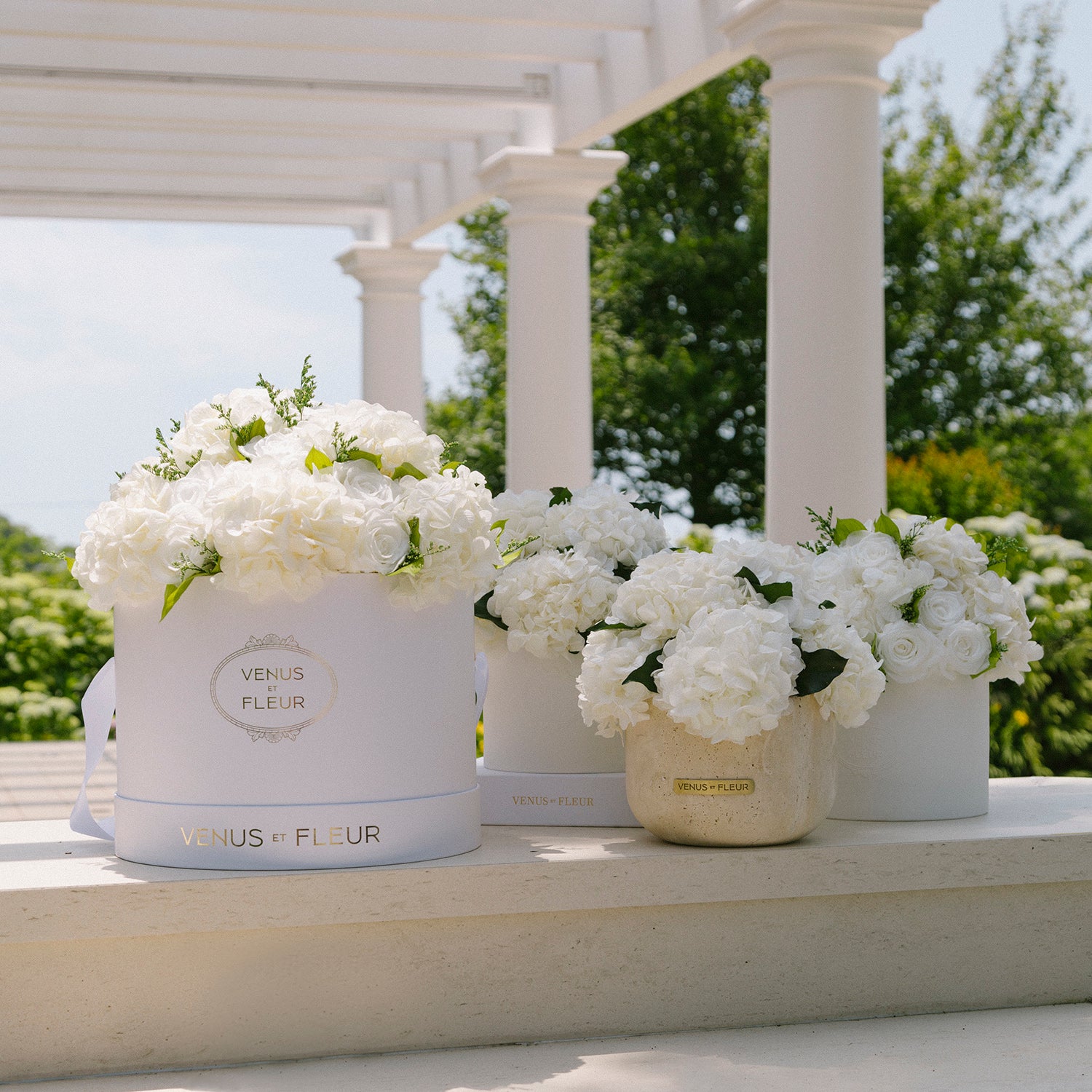 Small Round Roses & Hydrangeas - Venusetflleur